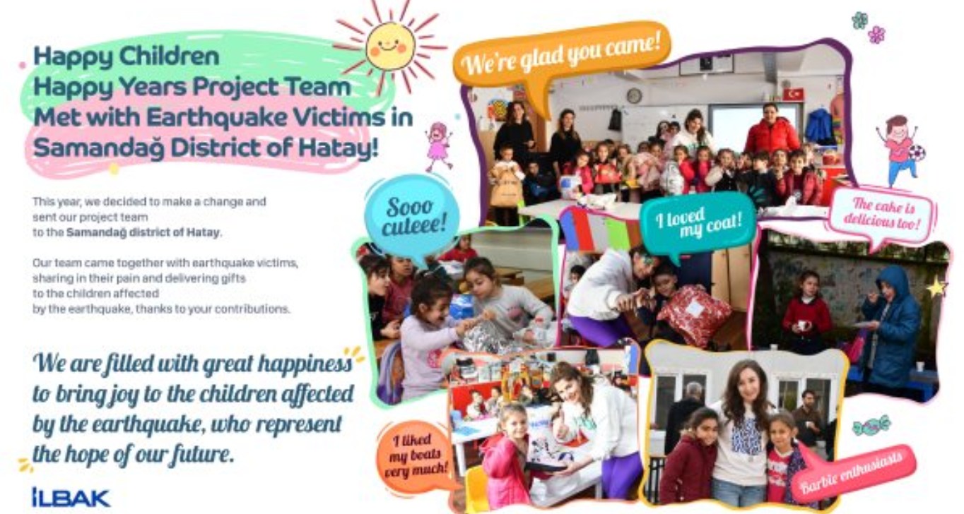 Happy Children Happy Years Project Team Met with Earthquake Victims in Samandağ District of Hatay!