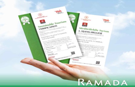 Ramada Plaza By Wyndham has been awarded the Istanbul Tekstilkent Sustainable Tourism Certificate.